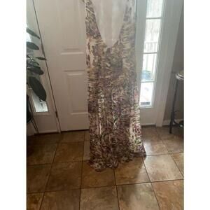 Women's Abyss by Abby high low Size M White Purple